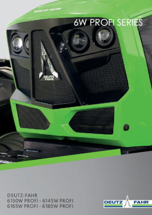 Traktory 4WD DEUTZ-FAHR 6165W Profi