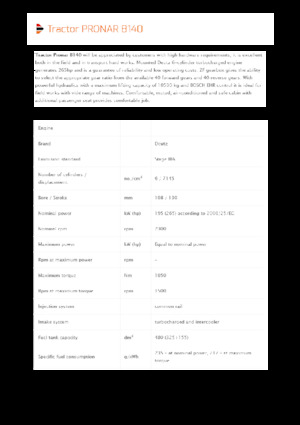 Traktory 4WD Pronar 8140