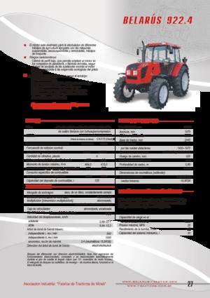 Traktory 4WD Belarus 922.4