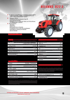 Traktory 4WD Belarus 923.3