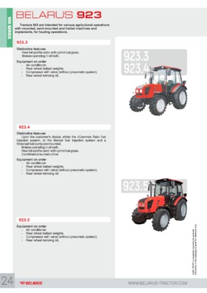 Traktory 4WD Belarus 923.3