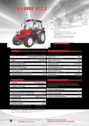 Traktory 4WD Belarus 923.3
