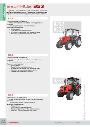 Traktory 4WD Belarus 923.3