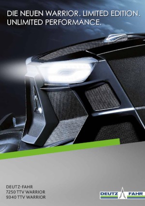Traktory 4WD DEUTZ-FAHR 9340 TTV Warrior