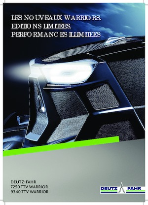 Traktory 4WD DEUTZ-FAHR 9340 TTV Warrior