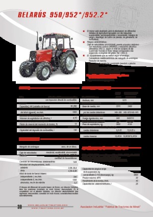 Traktory 4WD Belarus 952.2