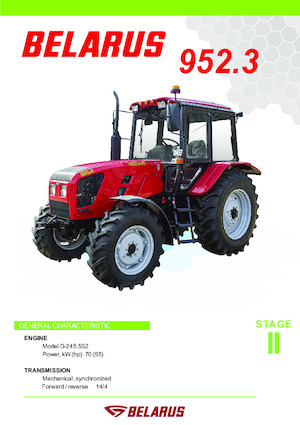 Traktory 4WD Belarus 952.3