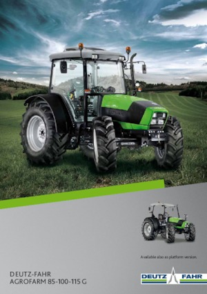 Traktory 4WD DEUTZ-FAHR Agrofarm 100 G