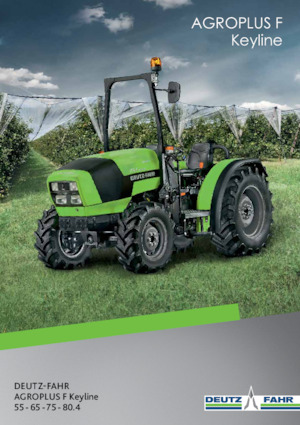 Traktory 4WD DEUTZ-FAHR Agroplus 65F Keyline