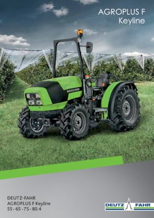Traktory 4WD DEUTZ-FAHR Agroplus F 80.4 Keyline