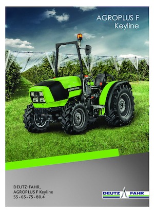 Traktory 4WD DEUTZ-FAHR Agroplus F 80.4 Keyline