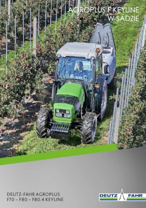Traktory 4WD DEUTZ-FAHR Agroplus F 70 Keyline 