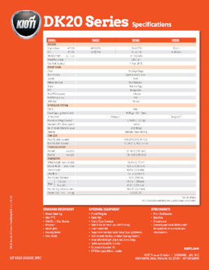 Traktory 4WD Kioti DK5020