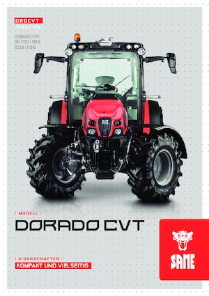 Traktory 4WD SAME Dorado CVT 100.4 