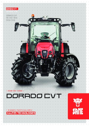 Traktory 4WD SAME Dorado CVT 100.4 