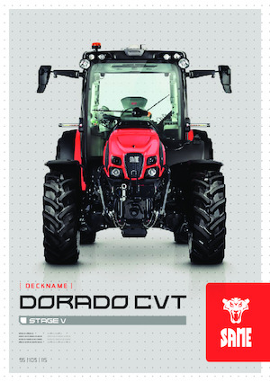 Traktory 4WD SAME Dorado CVT 95 