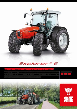 Traktory 4WD SAME Explorer³ E 115