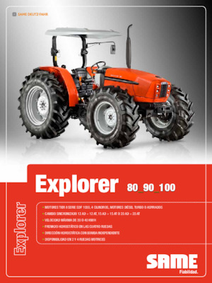 Traktory 4WD SAME Explorer 100