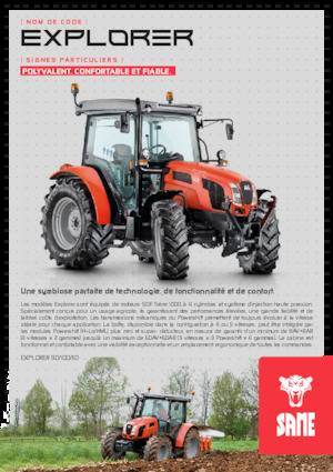 Traktory 4WD SAME Explorer 110