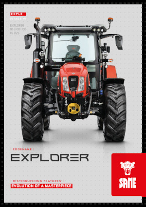 Traktory 4WD SAME Explorer 125