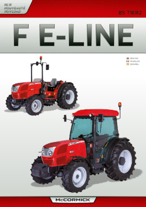 Traktory 4WD McCormick F 85 E-Line 
