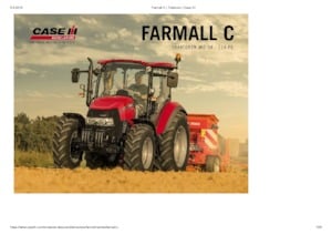 Traktory 4WD Case IH Farmall 75 C Basis