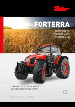 Traktory 4WD Zetor Forterra 140 HD