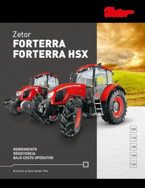 Traktory 4WD Zetor Forterra HSX 140