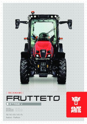 Traktory 4WD SAME Frutteto 100 