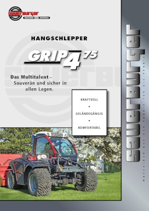 Traktory 4WD Sauerburger GRIP 4-75 Premium