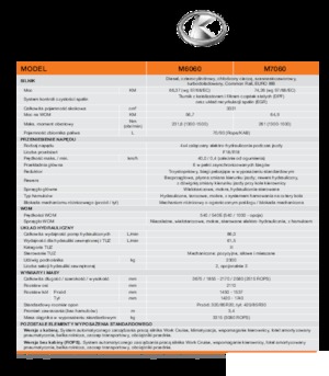 Traktory 4WD Kubota M 7060