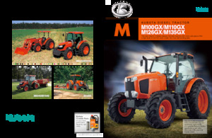 Traktory 4WD Kubota M100GX