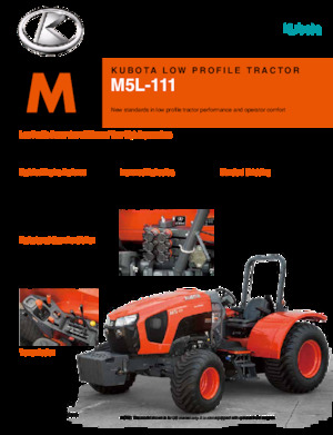 Traktory 4WD Kubota M5L-111
