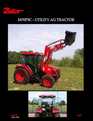 Traktory 4WD Zetor M70PSC