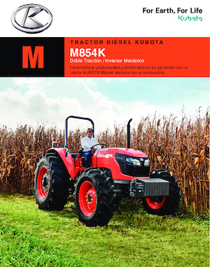 Traktory 4WD Kubota M854K