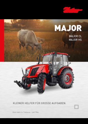 Traktory 4WD Zetor Major HS 80