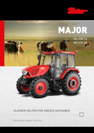 Traktory 4WD Zetor Major HS 80
