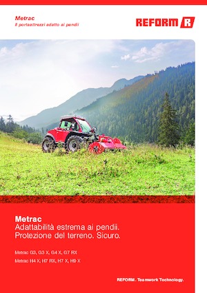 Traktory 4WD Reform Werke Metrac H 7 RX