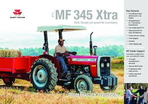 Traktory 4WD Massey Ferguson MF 345 Xtra