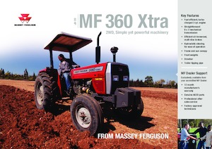 Traktory 4WD Massey Ferguson MF 360 Xtra