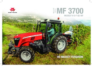Traktory 4WD Massey Ferguson MF 3709 GE