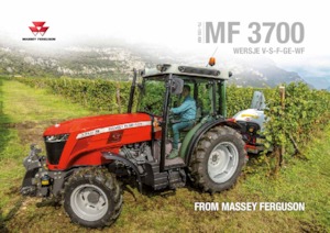 Traktory 4WD Massey Ferguson MF 3709 GE