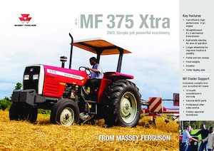 Traktory 4WD Massey Ferguson MF 375 Xtra