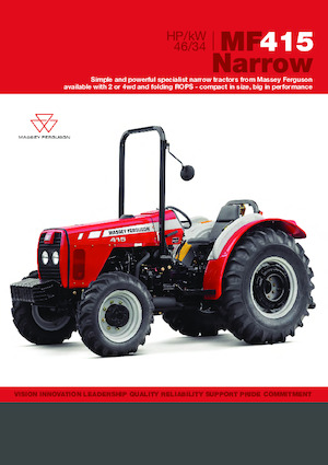 Traktory 4WD Massey Ferguson MF 415