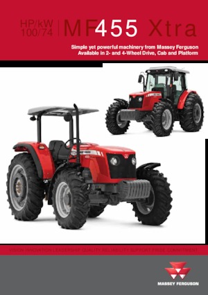 Traktory 4WD Massey Ferguson MF 455 Xtra