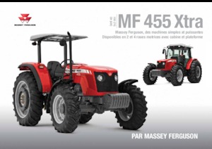 Traktory 4WD Massey Ferguson MF 455 Xtra