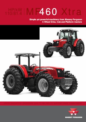 Traktory 4WD Massey Ferguson MF 460 Xtra