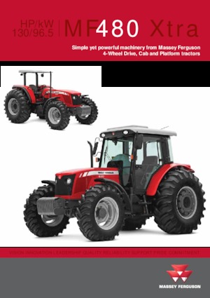 Traktory 4WD Massey Ferguson MF 480 Xtra