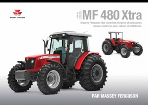 Traktory 4WD Massey Ferguson MF 480 Xtra
