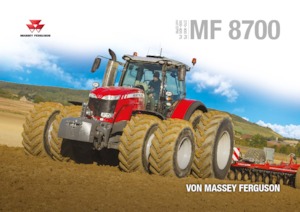 Traktory 4WD Massey Ferguson MF 8740 S